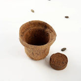 Brown Round Coco Pot